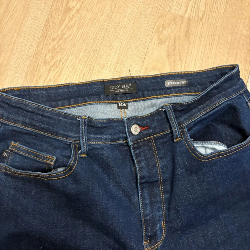 Judy Blue Midnight Straight Leg Jeans - Picture 2 of 5